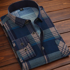 Pure cotton men's printed shirt