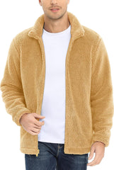Men's New Lambskin Warm Stand Collar Jacket