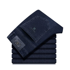 Men's 2024 New Elastic Straight Business Casual Jeans