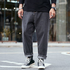 Men's Loose Plus Size Casual Straight Jeans