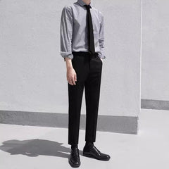 Men's Business Casual Striped Shirt