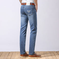 Men's Loose Business Straight Plus Size Jeans