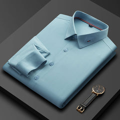 Men's Embroidered Business Casual Non-iron Shirt