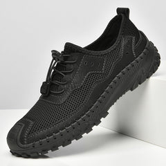 Men's large size outdoor mesh breathable casual shoes
