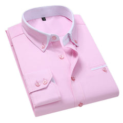 New Men's Business Long Sleeve Shirt