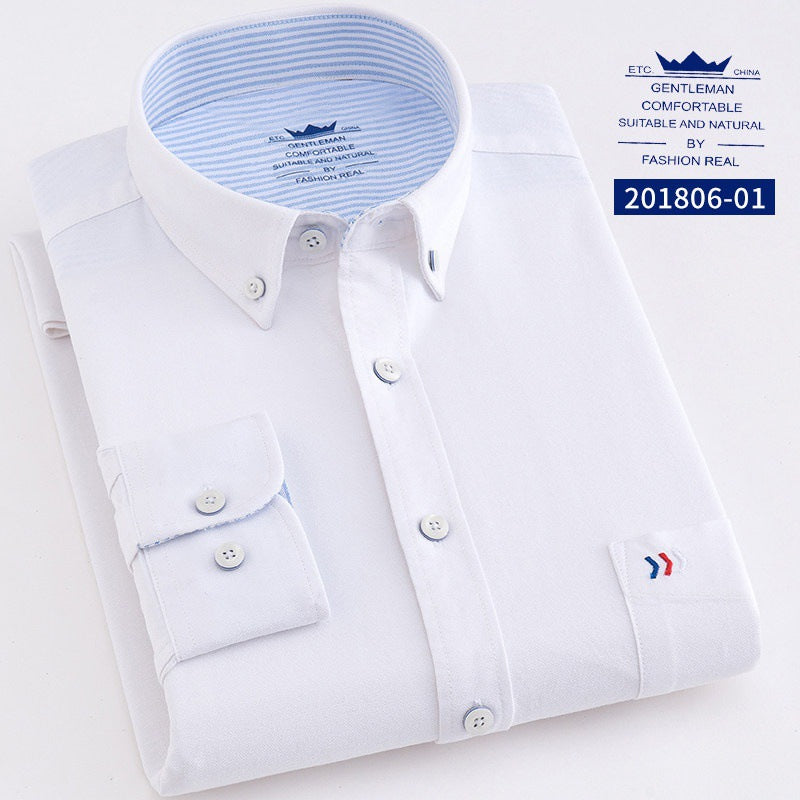 Business casual check shirt
