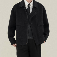 Men's Winter Double-faced Woolen Jacket