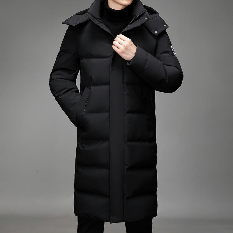 Men's Winter Long Warm Down Jacket