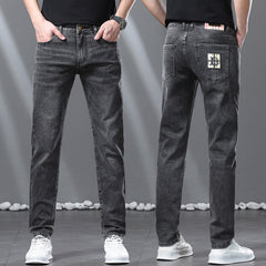 2023 New High-end Slim Straight Stretch Jeans