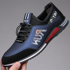 Men's New Versatile Soft-soled Non-slip Breathable Sports Casual Leather Shoes