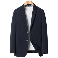Men's Summer Ice Silk Elastic Casual Blazer