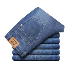 Men's Casual Stretch Winter Thick Jeans