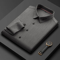 Men's Embroidered Business Casual Non-iron Shirt