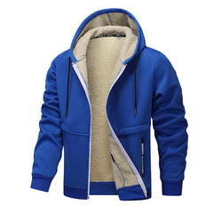Men's New Casual Lambskin Thickened Jacket