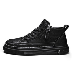 High-top, lightweight, comfortable and wear-resistant casual shoes