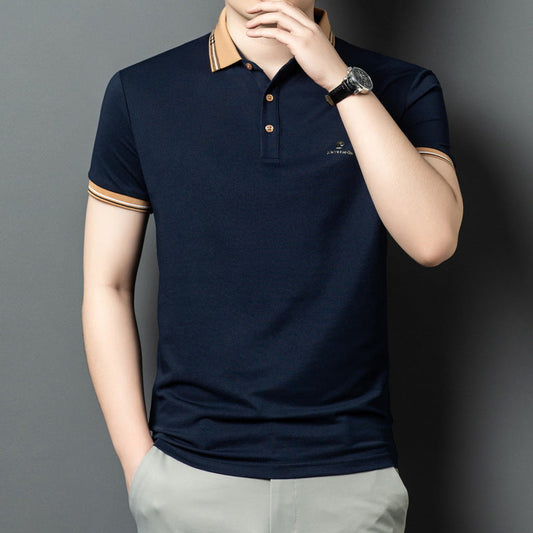 Men's Business Casual Daily Lapel Polo Shirt