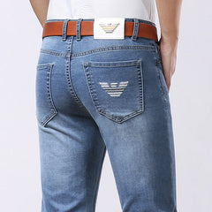 Men's Loose Business Straight Plus Size Jeans