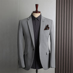 Men's Plus Size Casual Business Formal Wear Fashionable Slim Fit Dress Blazer