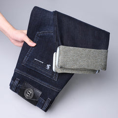 Men's Stretch Loose Straight Casual Casual No-iron Jeans