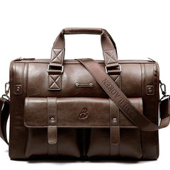 Men's Retro Casual Business Portable Cross-body Bag Briefcase