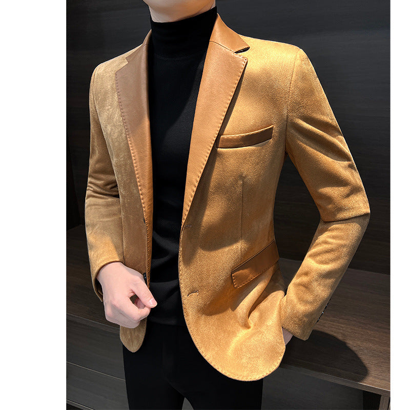 Men's Casual High-end Stitching Blazer