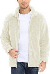 Men's New Lambskin Warm Stand Collar Jacket