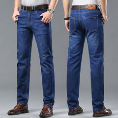 Men's Simple Soft Straight Comfortable Stretch Anti-Wrinkle Jeans