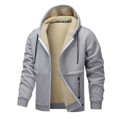 Men's New Casual Lambskin Thickened Jacket