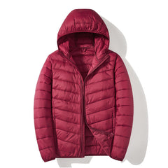 Men's White Duck Down Casual Warm Down Jacket