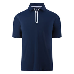 Men's Zipper Sports Polo