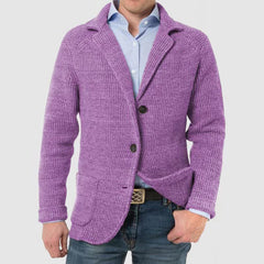Men's Stylish Casual Stand Collar Knitted Jacket