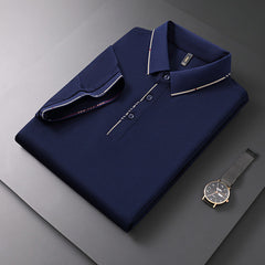 Men's Classic Lapel Solid Color POLO Shirt