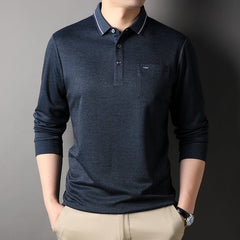 Men's Casual Lapel Pocket Polo Shirt