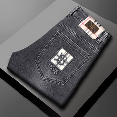 2023 New High-end Slim Straight Stretch Jeans