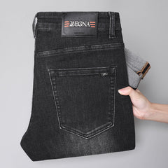 Men's Elastic High Quality Business Comfortable Jeans