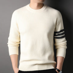 New Men's Round Neck Pullover Sweater