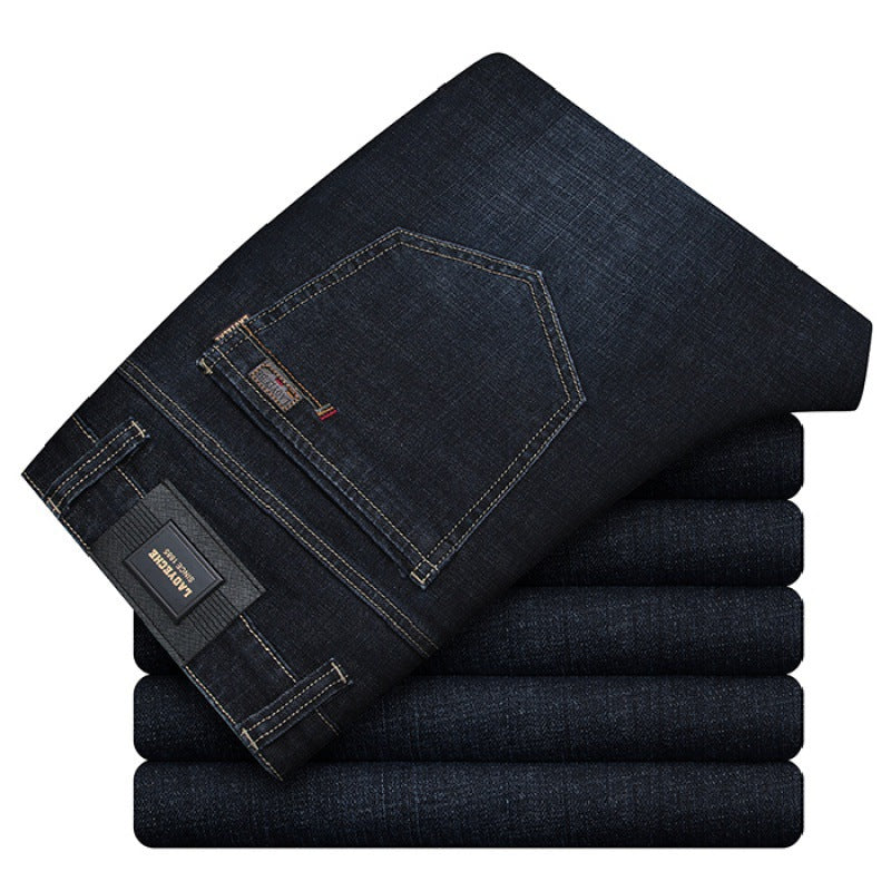 Men's Business Casual High Waist Stretch Jeans