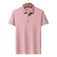 New business casual solid color lapel polos