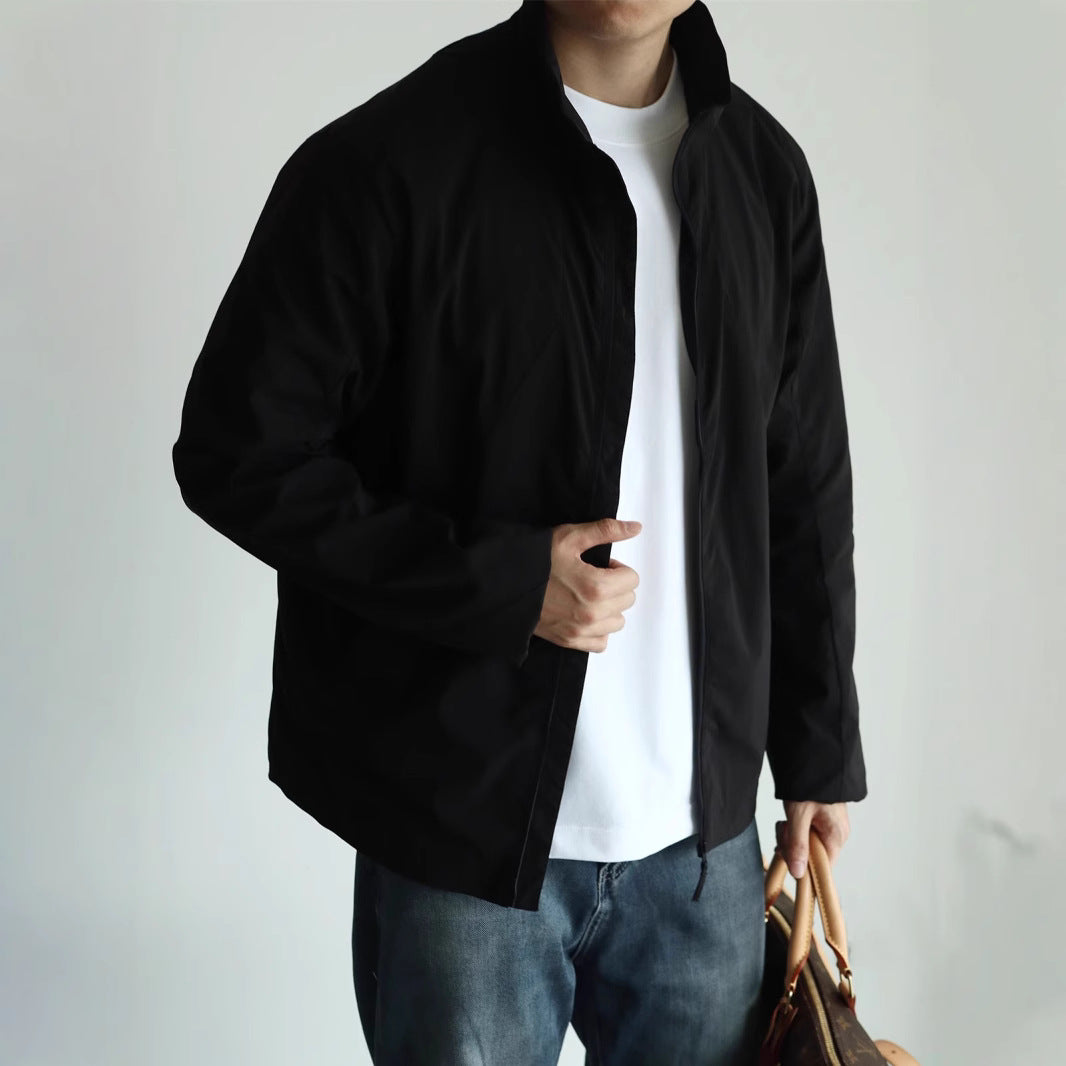 Men's Thin Stand Collar Business Jacket