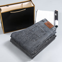Men's Straight Loose Business Casual Stretch Jeans