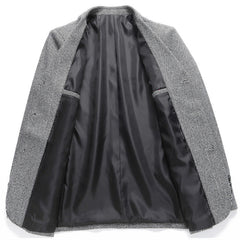 New Wool Slim Fit Business Casual Blazer