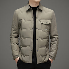 White duck down cold-proof warm down jacket