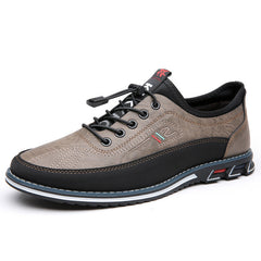 Men's Casual Large Size Fashionable Slip-on Flat Heel Work Shoes