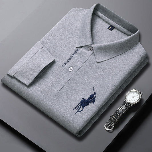 Men's Stylish Embroidered All-match Casual Polo Shirt