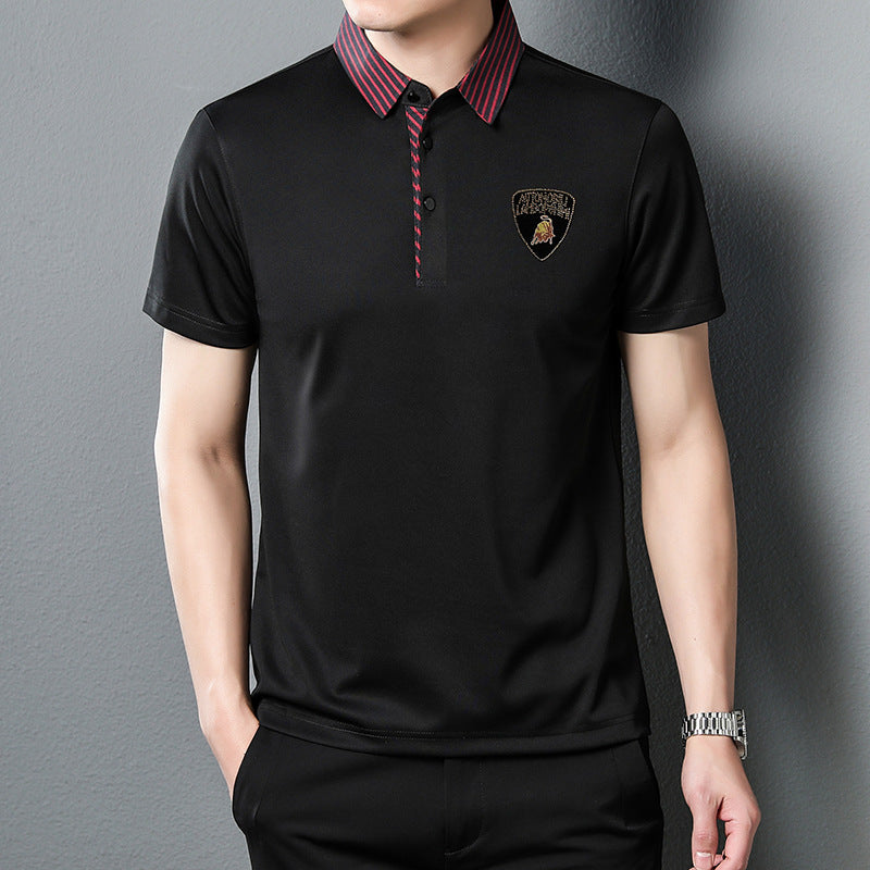 Casual Men's Solid Color POLO Shirt