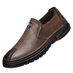Men's business soft sole low-top leather shoes