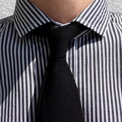 Men's Business Casual Striped Shirt