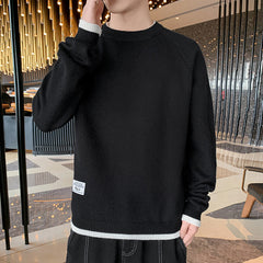 Men's Casual Loose Round Neck Sweater