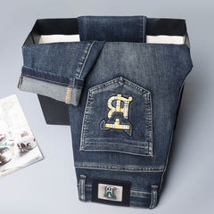 Men's Thick Stretch Slim Jeans