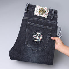 Men's Slim Straight Casual Business Casual Stretch Jeans